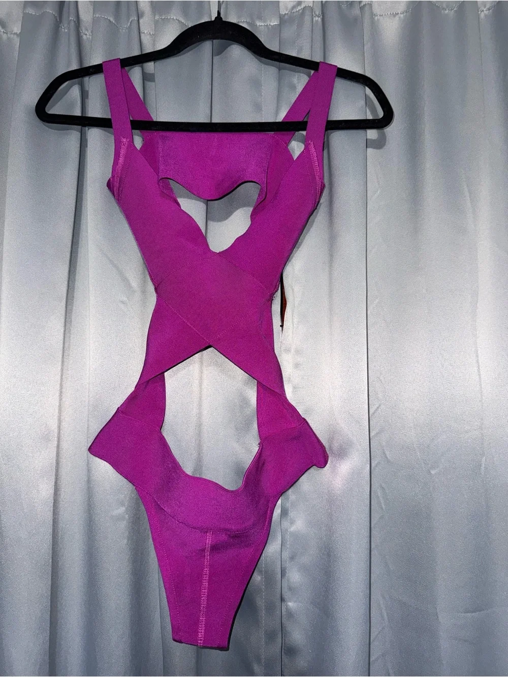 SKIMS One-Piece Swimsuit in Vibrant Magenta
